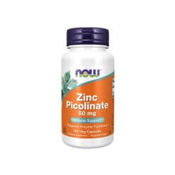 NOW Zinc Picolinate 50mg (cinko pikolinatas) - 120 kaps.