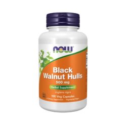 NOW Black Walnut Hulls 500mg - 100 kaps.