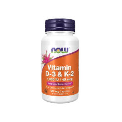 NOW Vitamin D-3 & K-2 - 120 kaps.