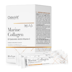 OSTROVIT Marine Collagen + Hyaluronic Acid + Vitamin C - 30x5g (dėžutė)