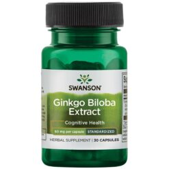 SWANSON Ginkgo Biloba Ekstraktas - 30 kaps.