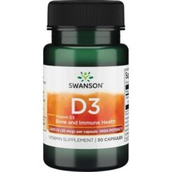 SWANSON Vitaminas D3 1000TV - 30 kaps.