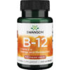 SWANSON Vitaminas B12 - 100 kaps.