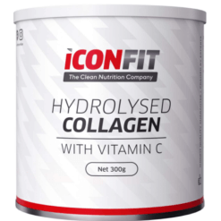 ICONFIT Collagen + Vitaminas C (Hidrolizuotas Kolagenas) - 300g