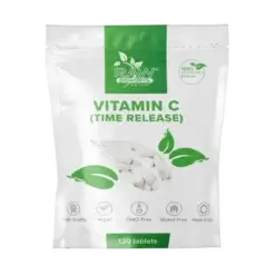 RAW POWDERS Vitaminas C 1500mg (prailginto veikimo) - 120 tabl.