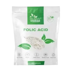 RAW POWDERS Folic Acid (folio rūgštis) - 90 tabl.