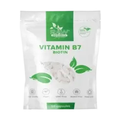 RAW POWDERS Biotinas (VItaminas B7) - 90 kaps.