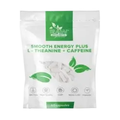 RAW POWDERS Smooth Energy Plus L-Theanine + Caffeine - 60 kaps.