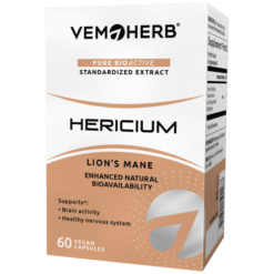 VEMOHERB Hericium (Lion's Mane ekstraktas) - 60 kaps.
