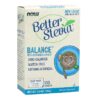 NOW Better Stevia Balance with Chromium & Inulin - 100 pak.