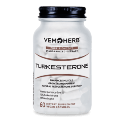 VEMOHERB Turkesterone (Ajuga turkestanica ekstraktas) - 60 kaps.