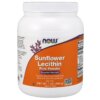 NOW Sunflower Lecithin (saulėgrąžų lecitinas) Pure Powder - 454g
