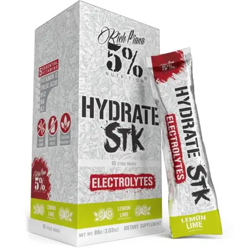 RICH PIANA 5% NUTRITION Hydrate Stick Packs - 10x9g