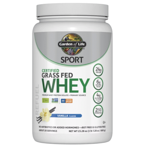GARDEN OF LIFE Sport Certified Grass Fed Whey Protein - 640g
