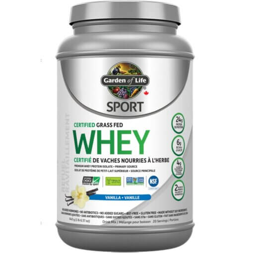 GARDEN OF LIFE Sport Certified Grass Fed Whey Protein - 640g