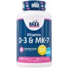 HAYA LABS Vitamin D-3 1000 & МK-7 - 120 kaps.