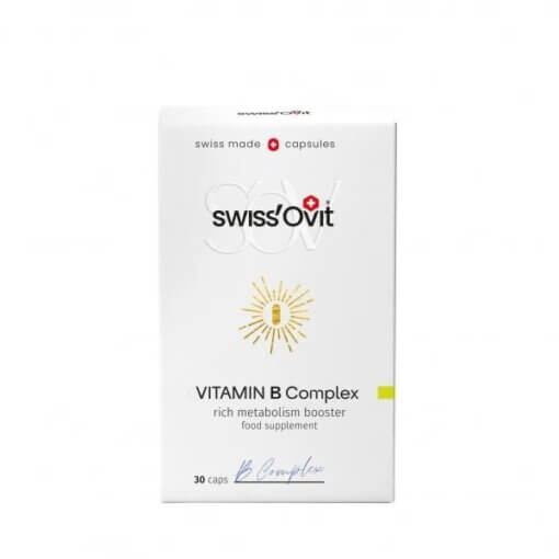 [1-2d.d.] SWISSOVIT Vitamin B Complex – 30 kaps.