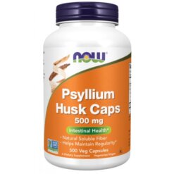 NOW Psyllium Husk 500mg - 200 veg. kaps.