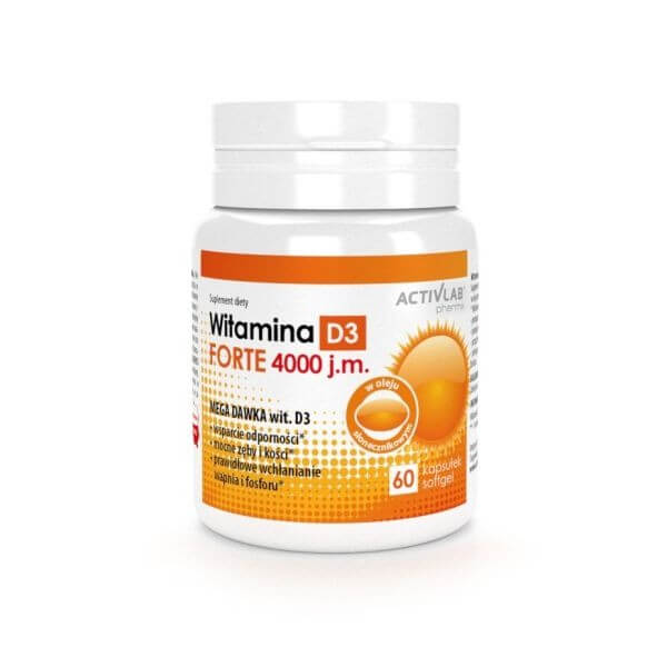 ACTIVLAB Vitamin D3 FORTE 4000 IU - 60 kaps.