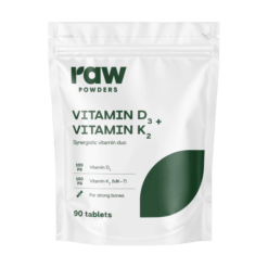 [1-2d.d.] RAW POWDERS Vitamin D3 + Vitamin K2 - 90 tabl.