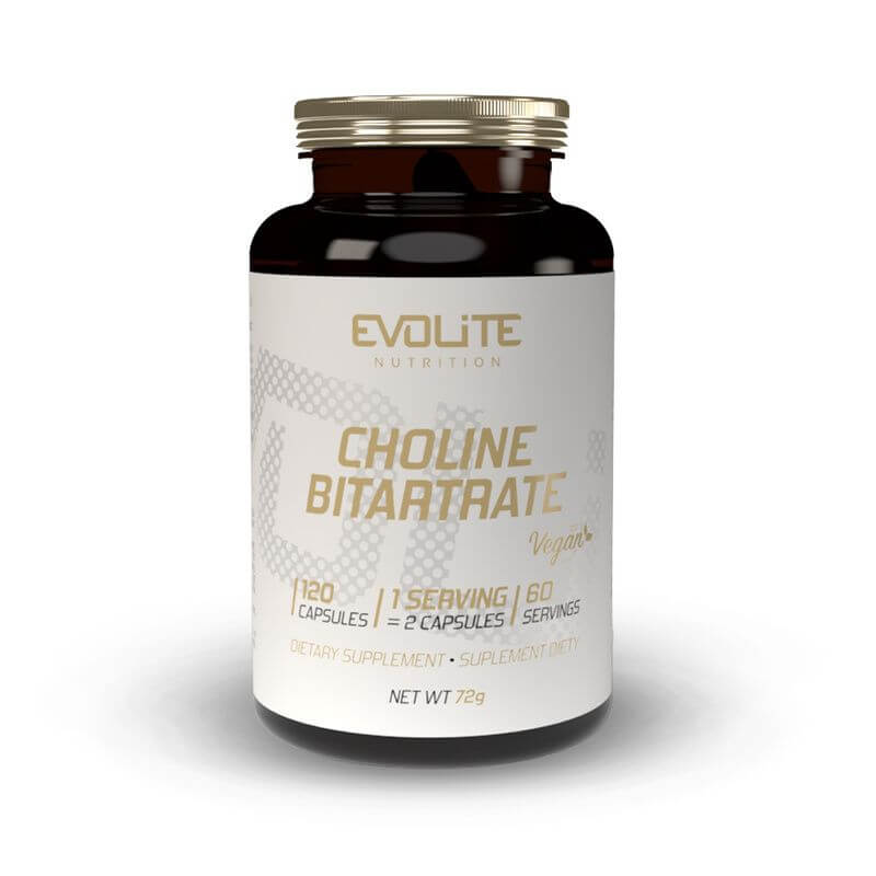 EVOLITE Choline Bitartrate - 120 kaps.