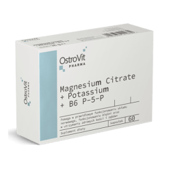 OSTROVIT Pharma Magnesium Citrate + Potassium + B6 P-5-P - 60 kaps.