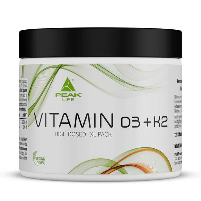 PEAK Vitamin D3 + K2 - 120 tabl.
