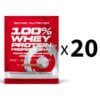 [1-2d.d.] SCITEC 100% Whey Protein Professional - 30g x20