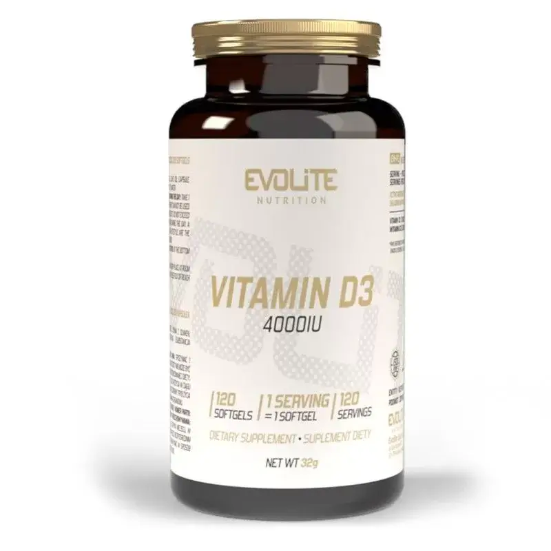 EVOLITE Vitamin D3 (4000 IU) - 120 kaps.