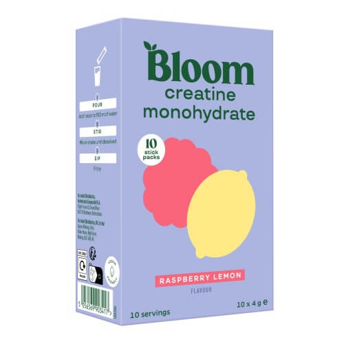 BLOOM Creatine Monohydrate Stick Packs - 10 pak.