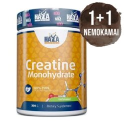 [1-2d.d.] HAYA LABS Creatine Monohydrate - 300g + 300g NEMOKAMAI